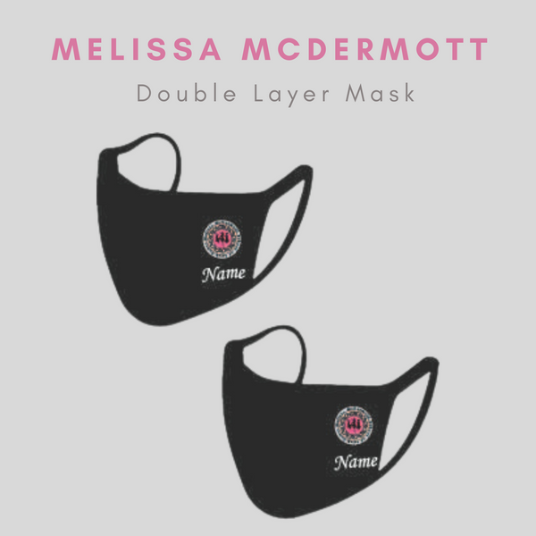 Melissa McDermott double layer Mask