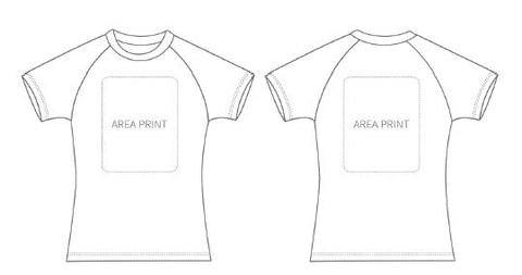 Customised Express White Tshirt (Ladies)