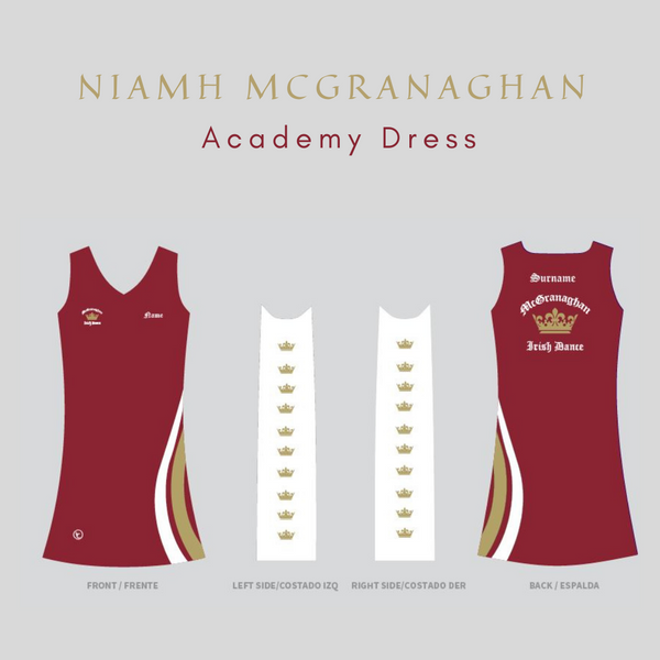 McGranaghan Irish Dance Academy Dress