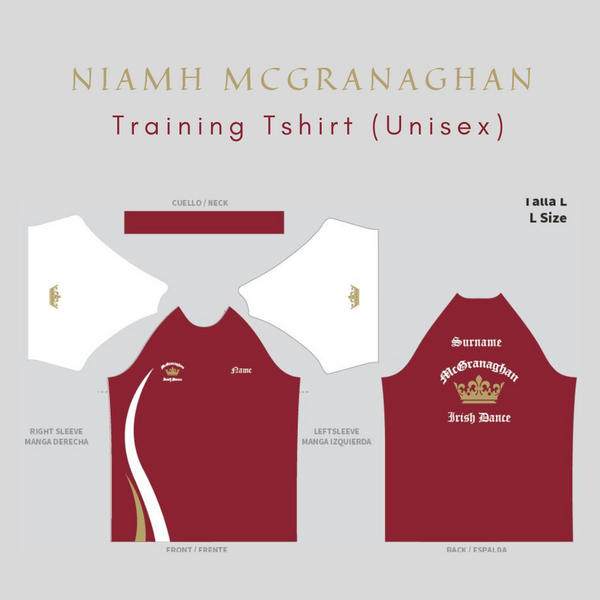McGranaghan Irish Dance Training Tshirt (Unisex Fit)