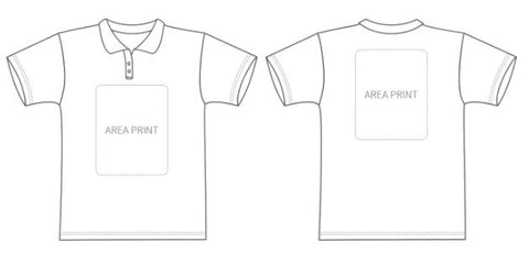 Customised Express White Polo shirt (Unisex)